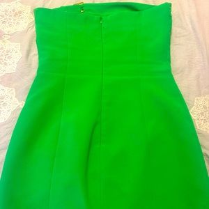Amanda Uprichard Dress/ Green/ Strapless